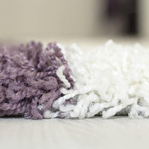 Hochflorteppich Gala - Lila, Design, Textil (160/160cm) - Novel