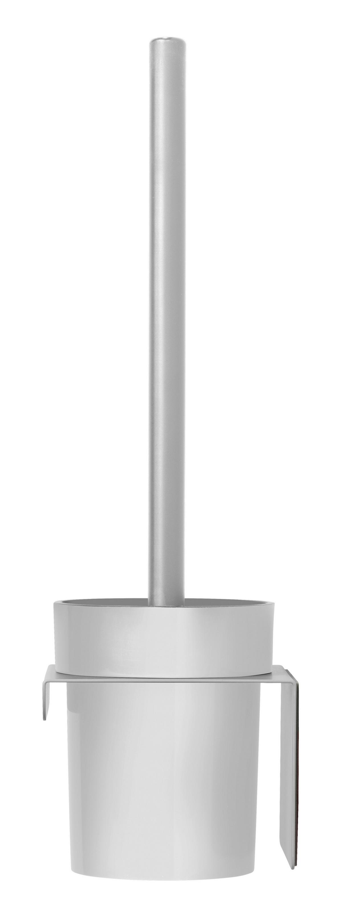 WC SADA - ŠTĚTKA A DRŽÁK TURBO-LOC LIZAN - bílá, Moderní, kov/plast (10,5/30,5/10,5cm) - Mömax