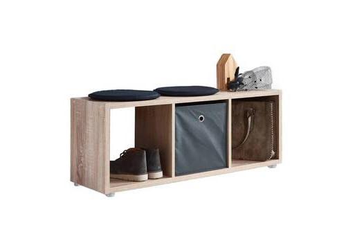 Standregal Nizza Typ 12 - Silberfarben/Sonoma Eiche, MODERN, Holzwerkstoff (37,5/108,5/33cm) - MID.YOU