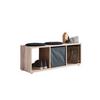 Standregal Nizza Typ 12 - Silberfarben/Sonoma Eiche, MODERN, Holzwerkstoff (37,5/108,5/33cm) - MID.YOU