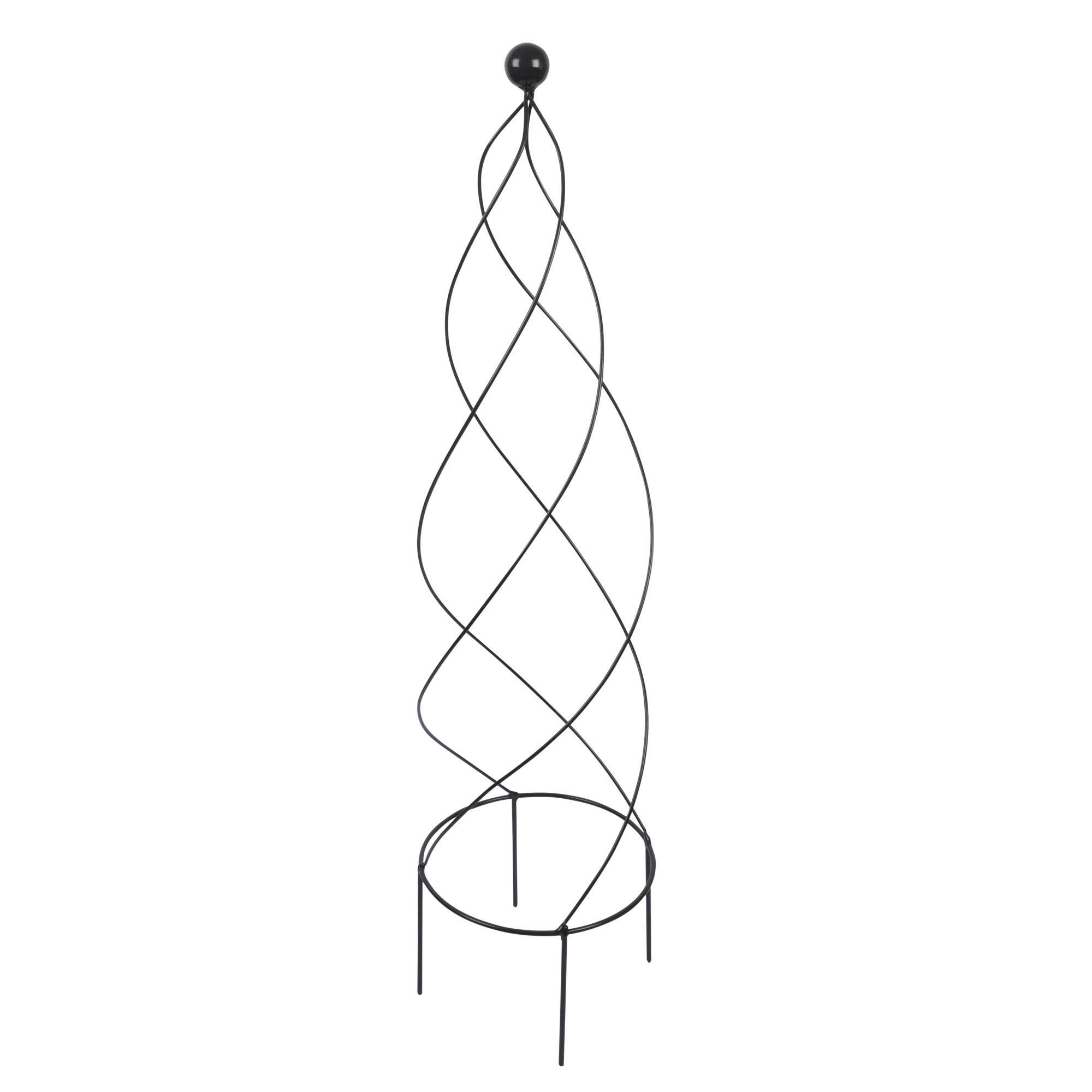 Rankhilfe Stahl Dxh: 25x100 Cm - Anthrazit, Basics, Metall (25/100cm) - Windhager