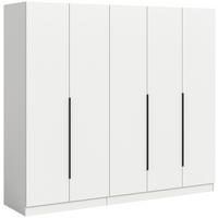 Drehtürenschrank Kopenhagen, Weiß B: 200 Cm - Weiß, MODERN, Holzwerkstoff (200/181/52cm) - MID.YOU