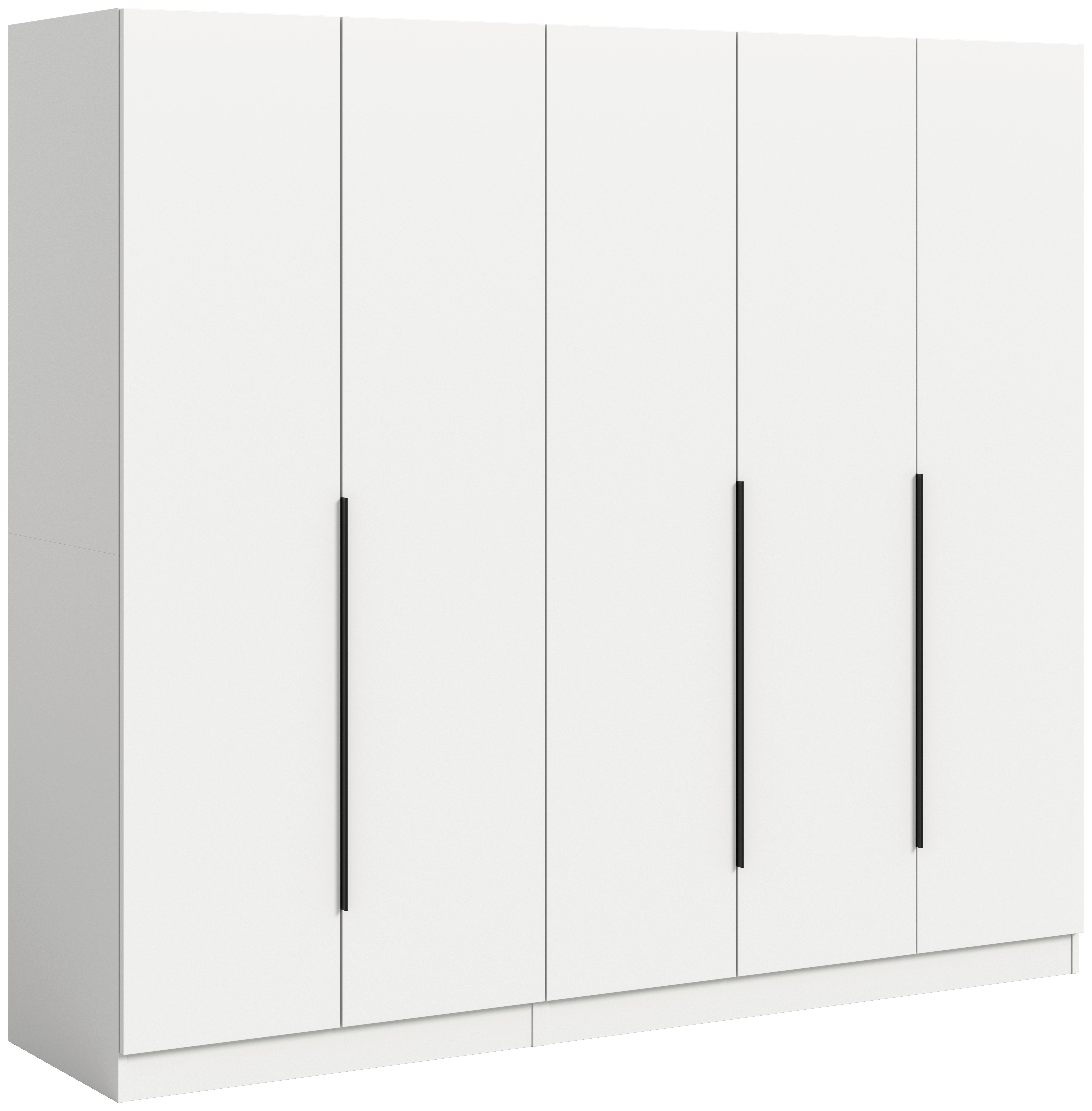 DREHTÜRENSCHRANK Kopenhagen, Weiß B: 200 cm