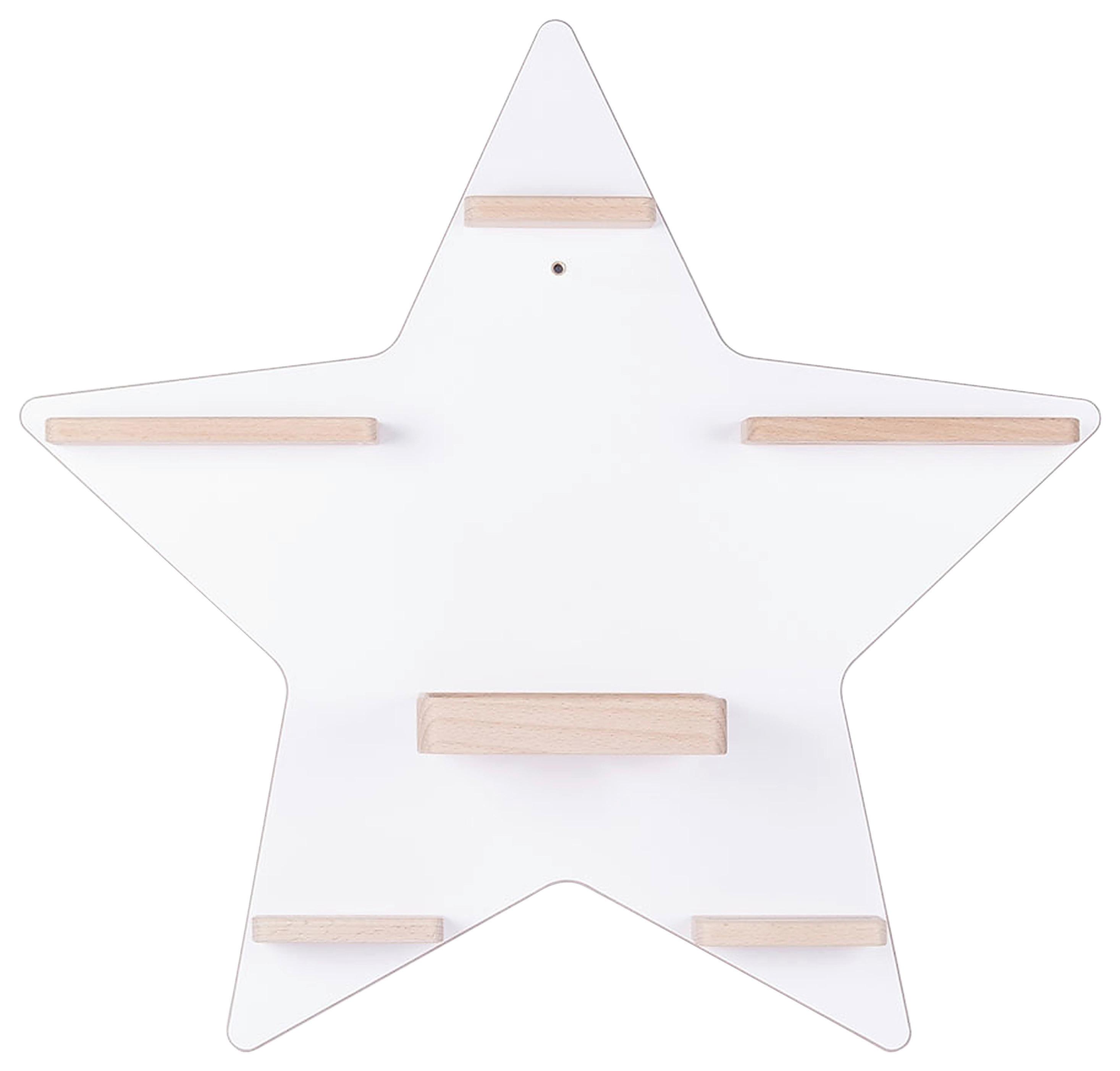 Kinderregal Boarti Weiß B: 52 cm - Weiß, MODERN, Holzwerkstoff (52/55/19cm) - MID.YOU