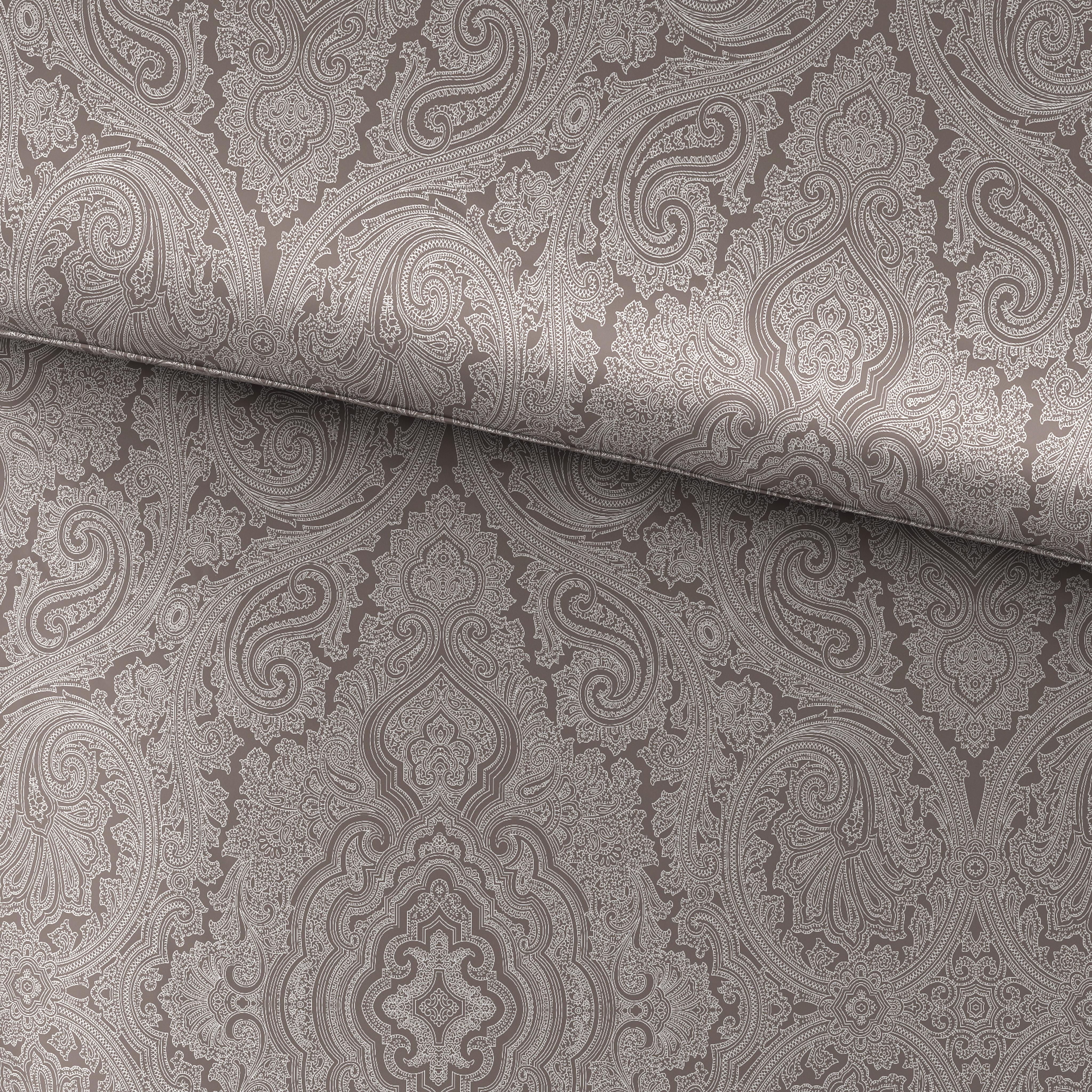Renforcé-bettwäsche 140x200 Cm Leona Beige Ornamente - Beige, ROMANTIK / LANDHAUS, Textil (140/200cm) - James Wood