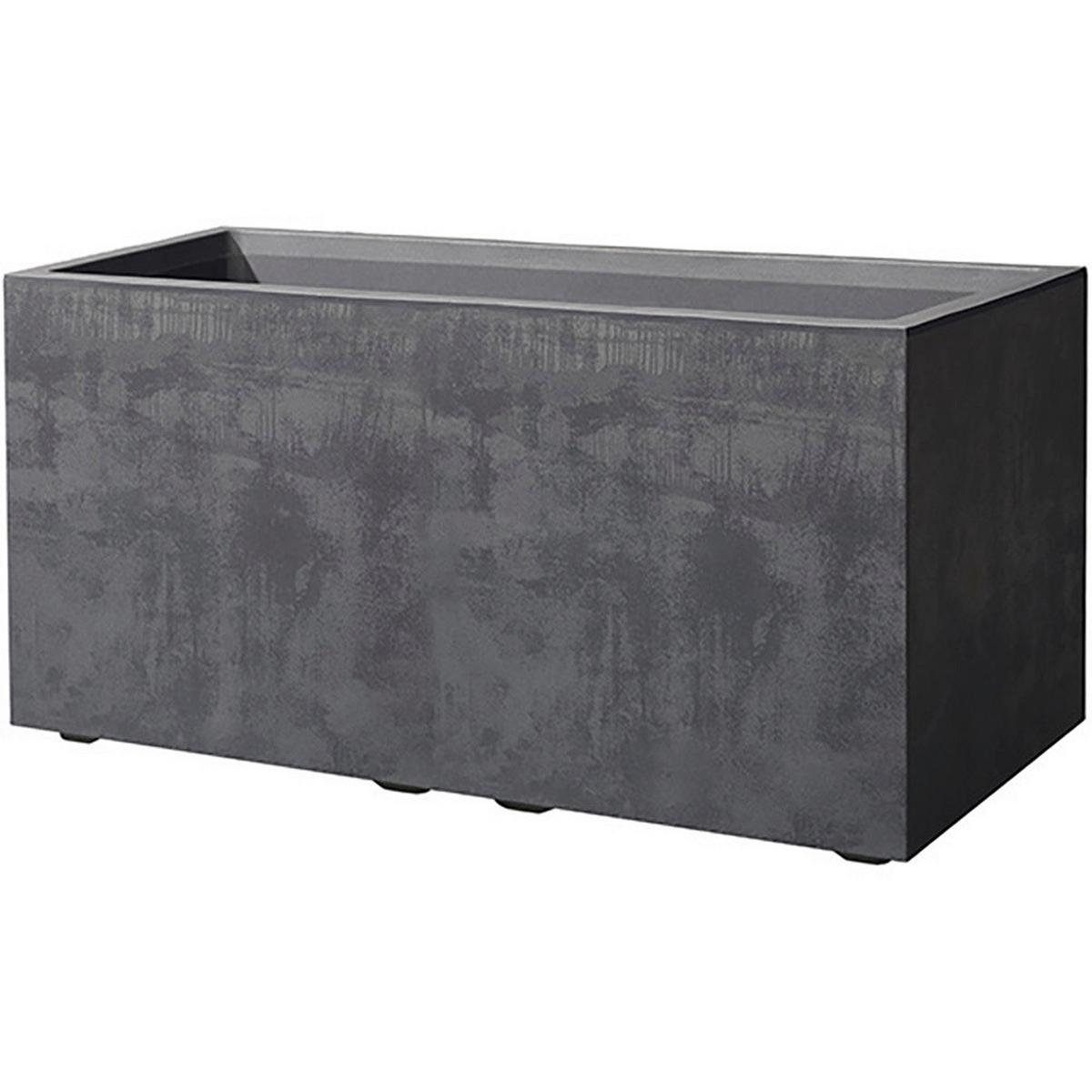 Virágláda Millenium Kb. 59cm - antracit, Basics, műanyag