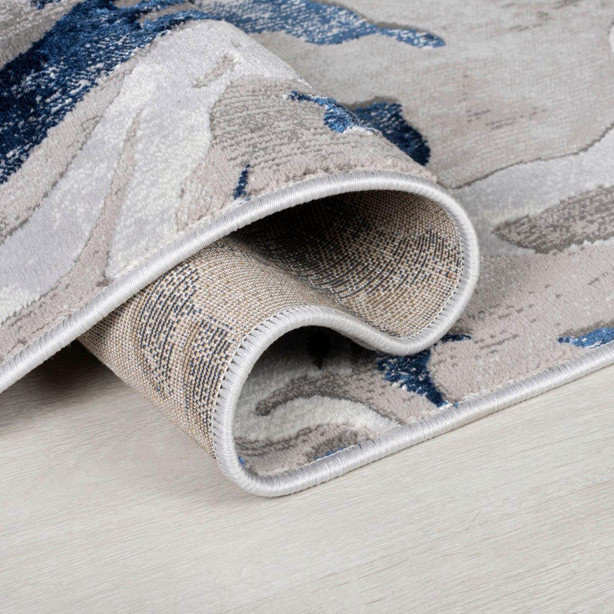 Webteppich 503119371431 - Blau, Basics, Textil (120/170cm)