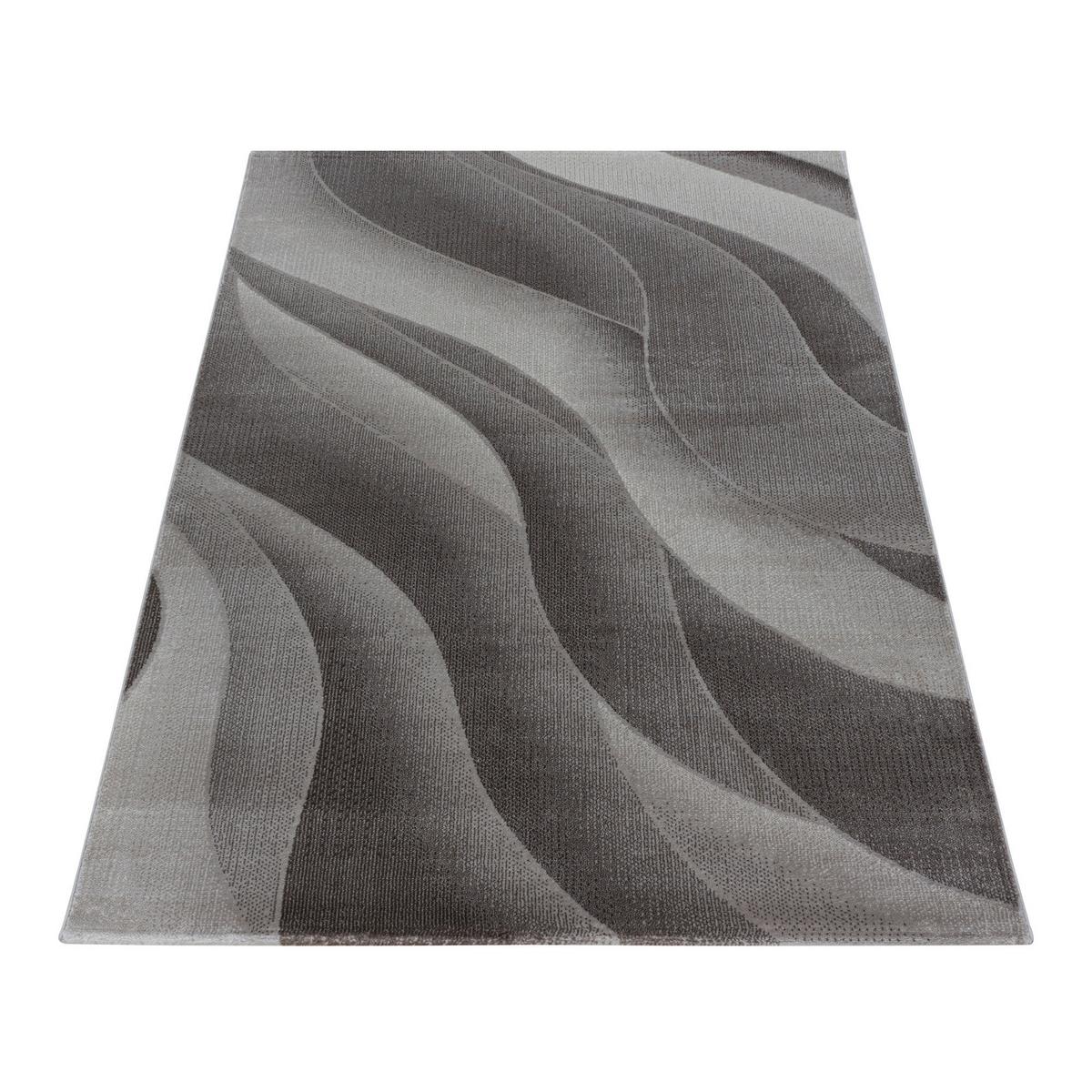 Webteppich Braun Costa 140x200 cm - Braun, Design, Textil (140/200cm)