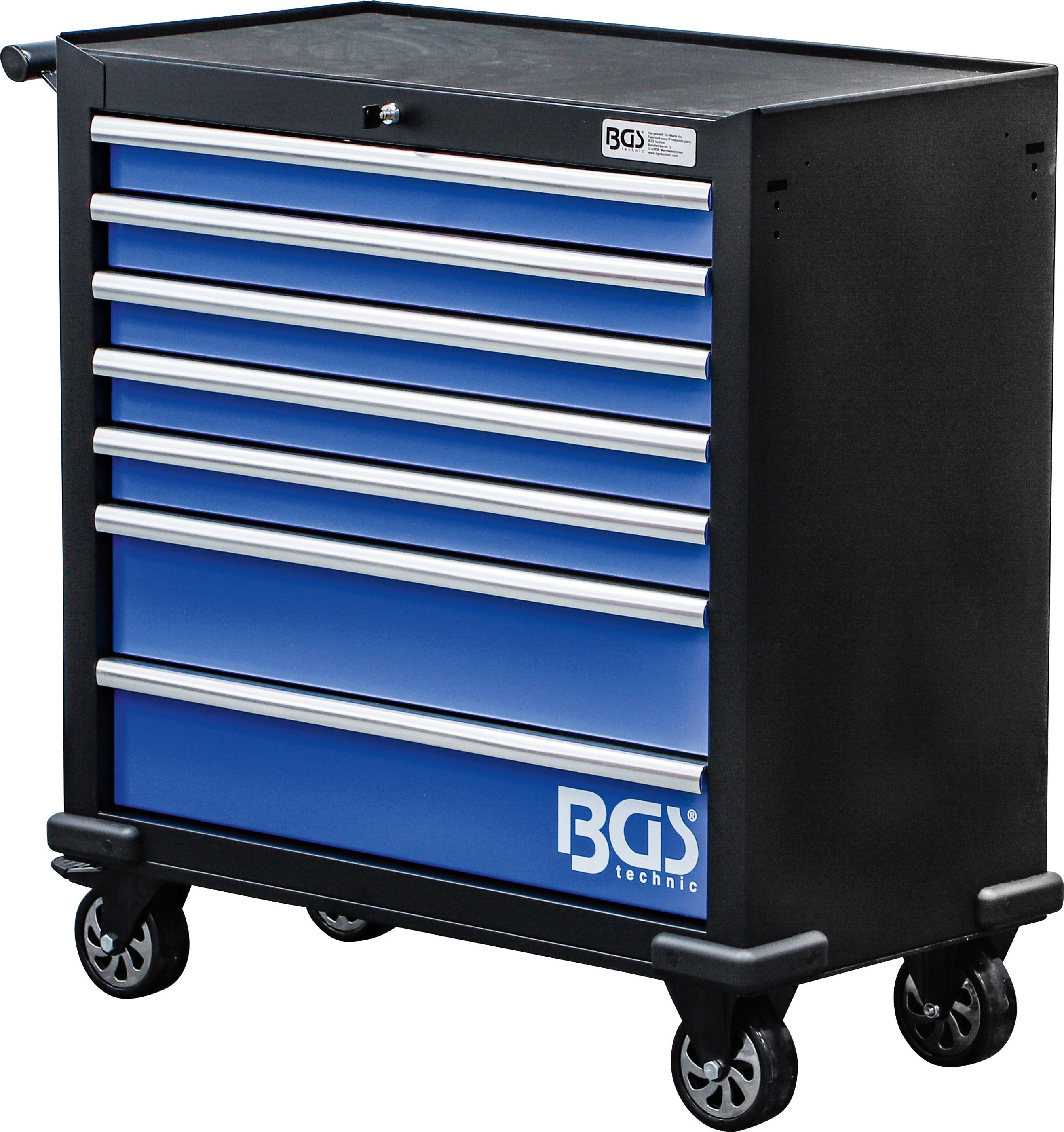 Werkstattwagen Xl - Blau/Schwarz, Basics (91,4/99,4/45,8cm)