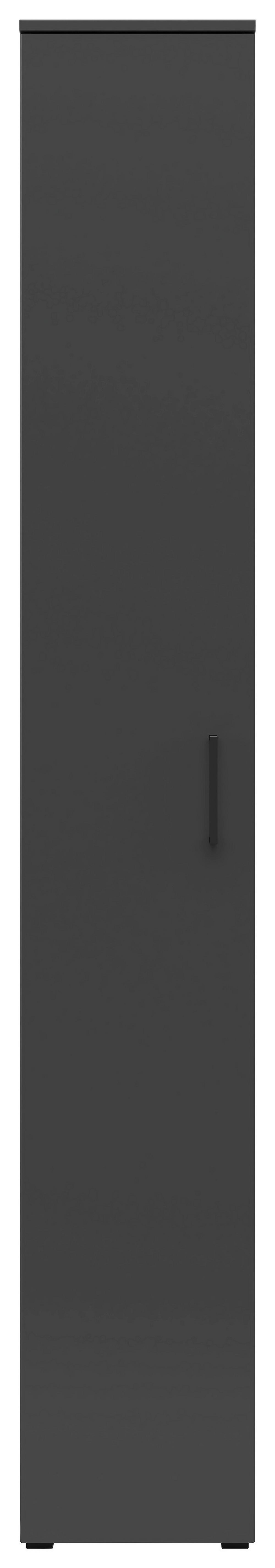 Szekrény Multistauraum - grafitszürke, Modern, faalapú anyag (30/195/40cm) - Carryhome