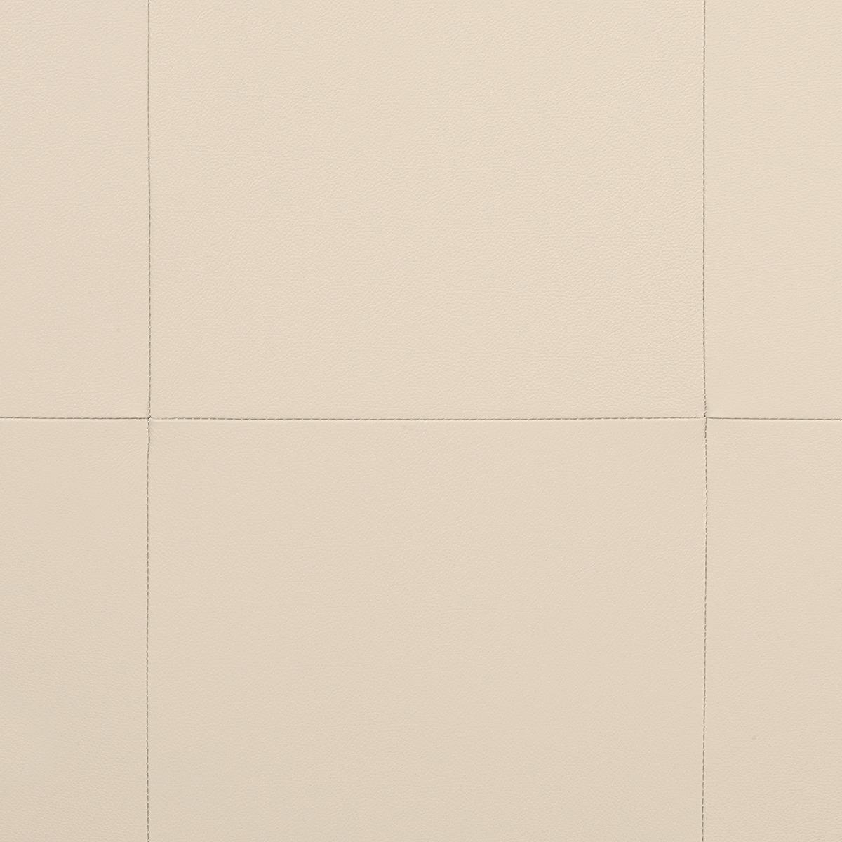 2-Sitzer-Sofa Oslo Beige B: 150 cm - Beige/Schwarz, Design, Leder (150/92/85cm) - Livetastic