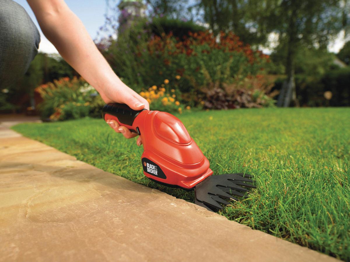 Akku-Grasschere Grasschere 3,6 V Schwarz - Basics (29,5/14,2/12,8cm)