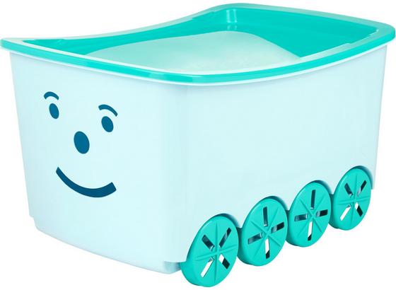 Aufbewahrungsbox Smiley - Rot/Orange, KONVENTIONELL, Kunststoff (58/40/33cm) - Plast 1 Aufbewahrungsbox Smiley - Rot/Orange, KONVENTIONELL, Kunststoff (58/40/33cm) - Plast 1
