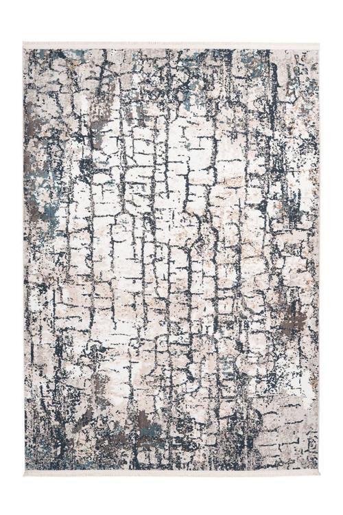 Webteppich Blau/grau Akropolis 120x180 Cm - Blau/Grau, Design, Textil (120/180cm) - Kayoom