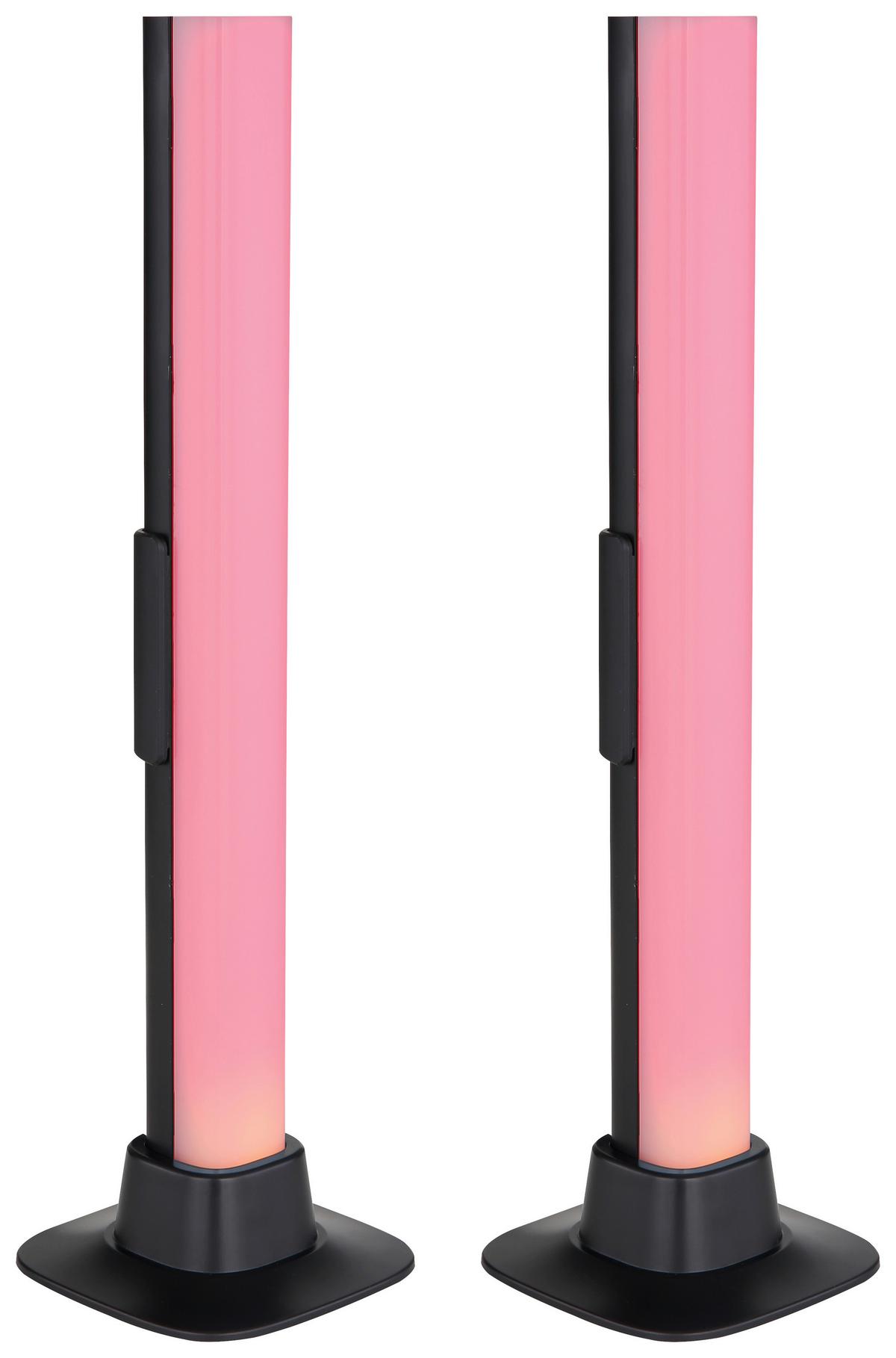 Tischleuchte Jenny - Opal/Schwarz, MODERN, Kunststoff (3/3/30cm) - Luca Bessoni