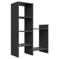 REGÁL NA TOPÁNKY EARL - antracitová, Design, kompozitné drevo (85,6/120/35,6cm) - Livetastic