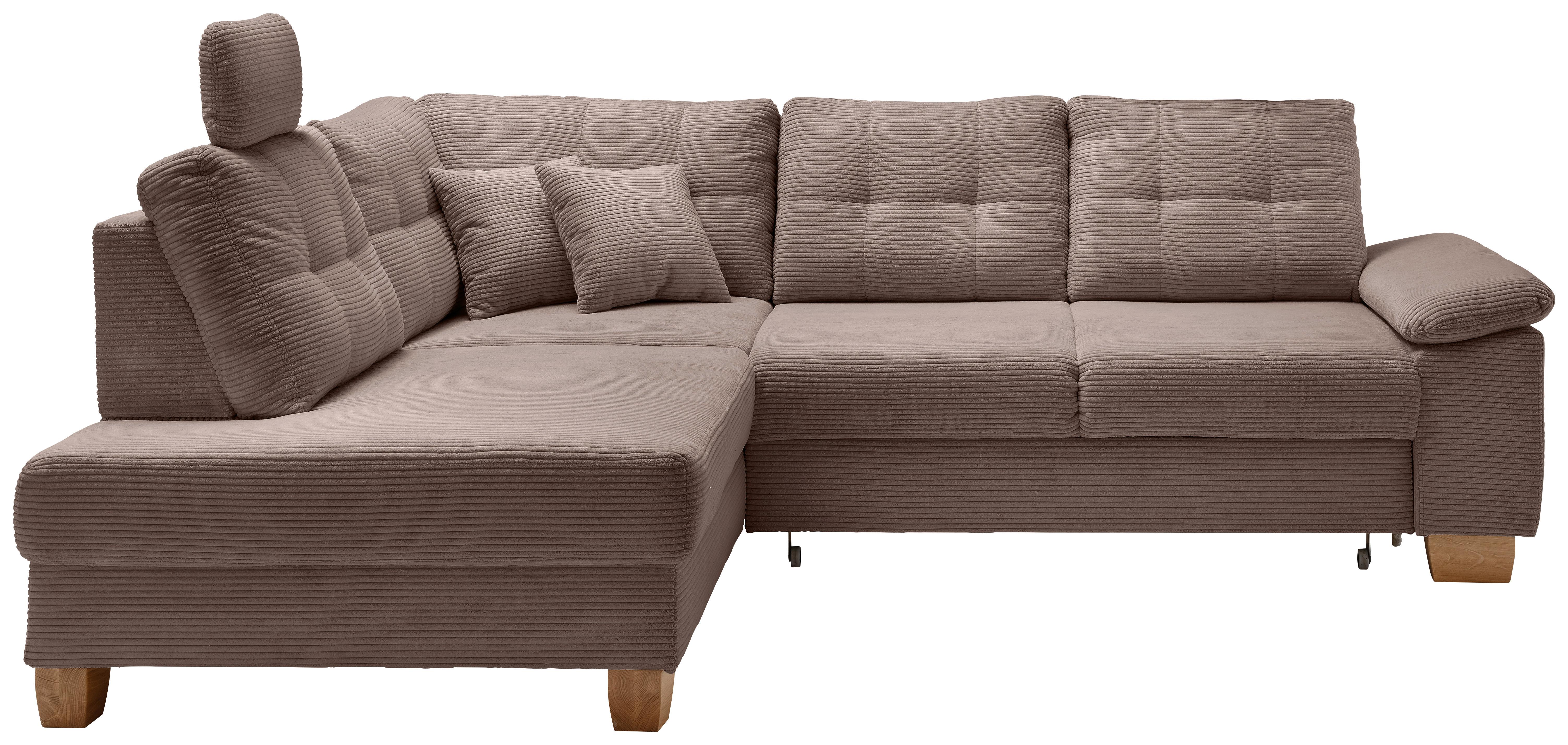 Ecksofa Brizzini Goldfarben S: 206x274 cm