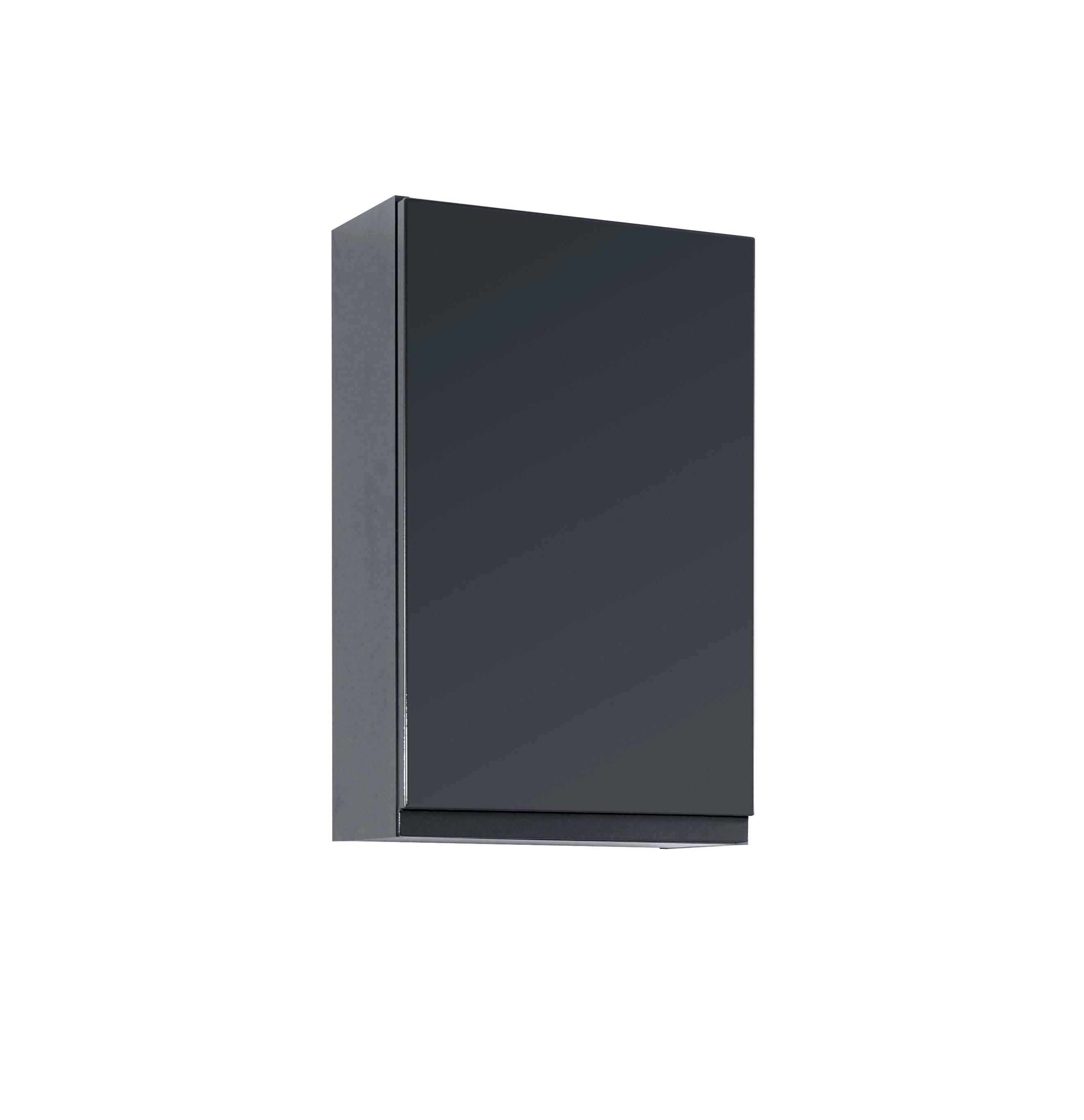 MID.YOU Hängeschrank Cardiff B: 40 cm Graphit Dekor mit Türdämpfer