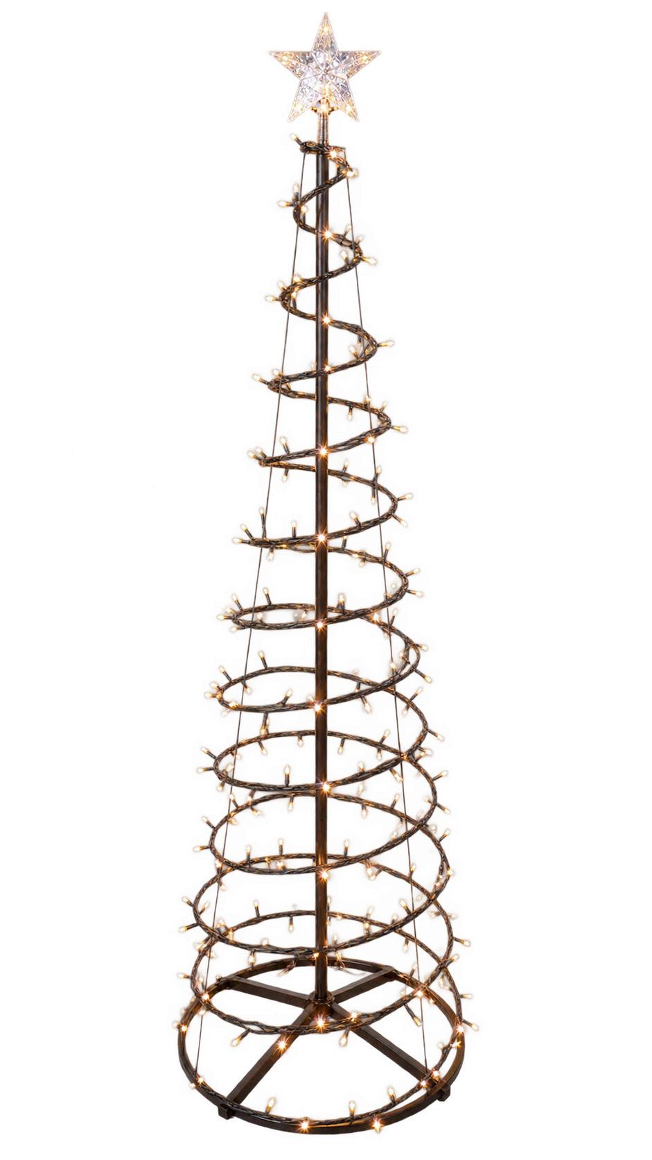 DEKOBAUM mit Wasserfalleffekt - Schwarz, MODERN, Metall (70/70/210cm)