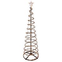 DEKOBAUM mit Wasserfalleffekt - Schwarz, MODERN, Metall (70/70/210cm)