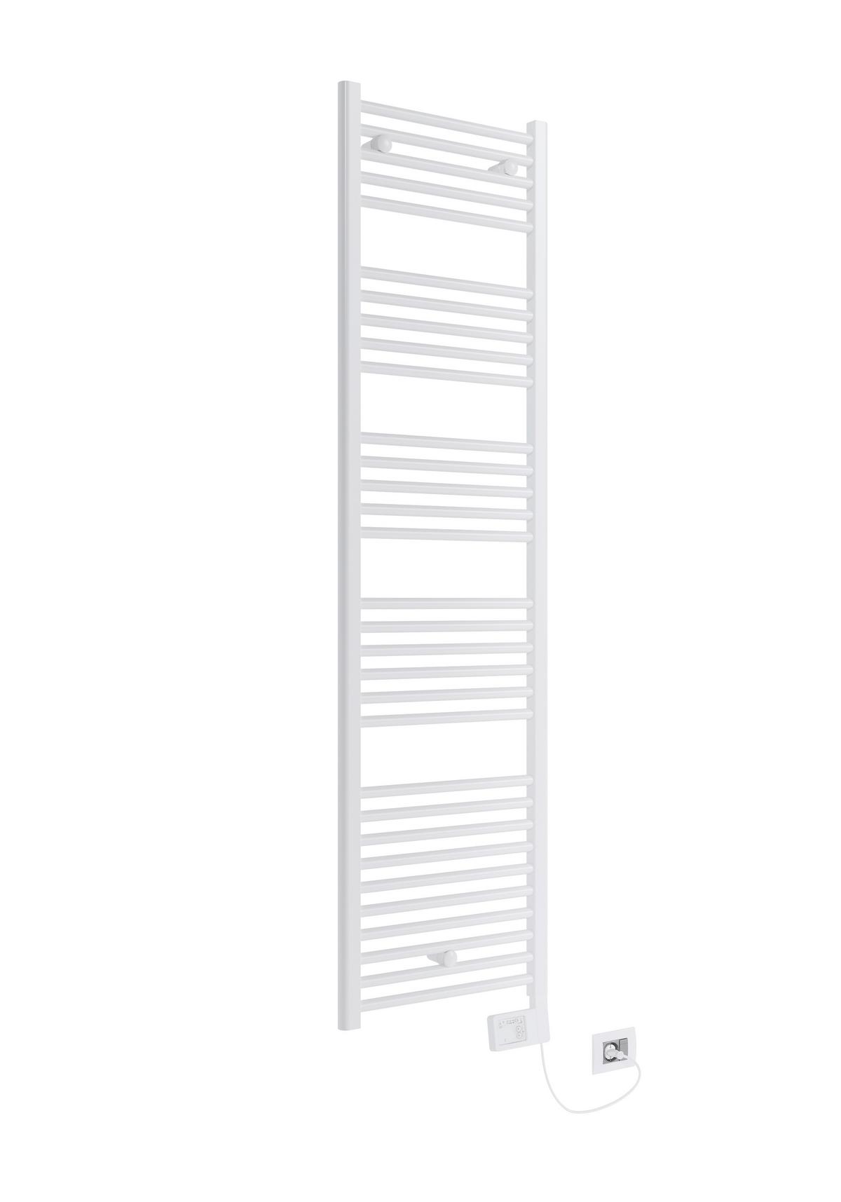 Handtuchheizkörper Bozen Bxl 60x180 Cm Gerade 1000 W - Weiß, Basics, Metall (60/180cm) - Sanotechnik