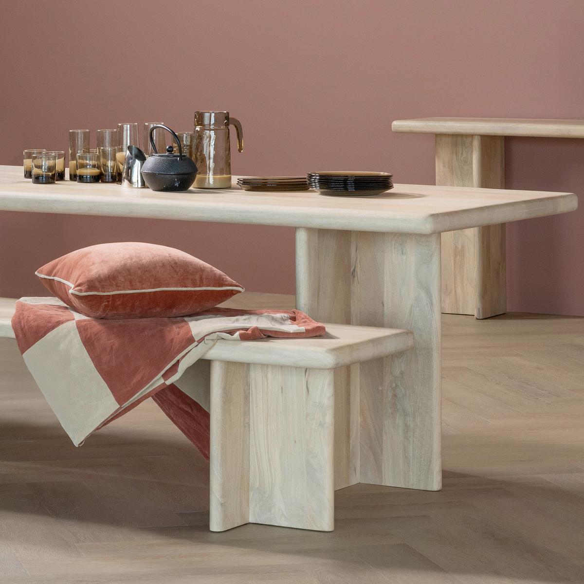 SITZBANK Ato Naturfarben B: 180cm - Naturfarben, MODERN, Holz (180/47/45cm) - Livetastic