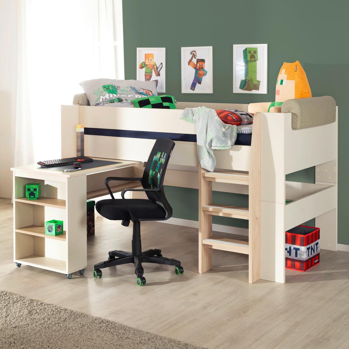 Bett Flexi Grow Studio Kashmir, Lf 90x200 cm - Kaschmir, KONVENTIONELL, Holzwerkstoff (90/200cm) - Roba