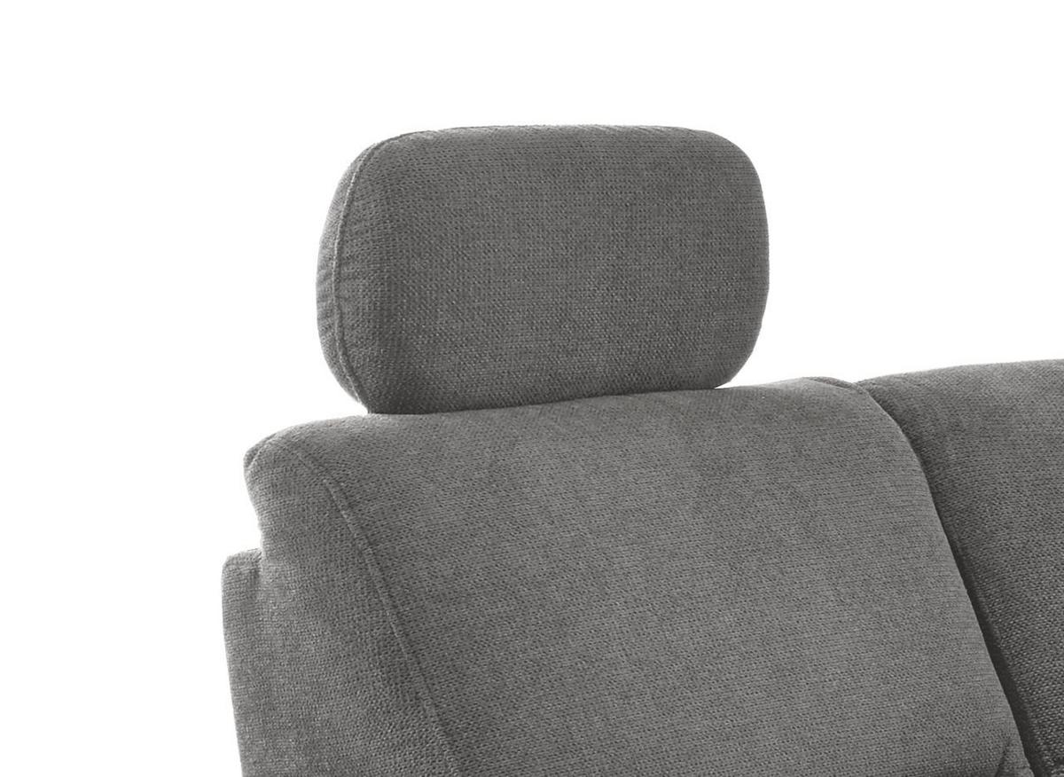 Ecksofa Parole Dunkelgrau S:186/237 cm - Wildeiche/Dunkelgrau, KONVENTIONELL, Textil (186/237cm) - Livetastic
