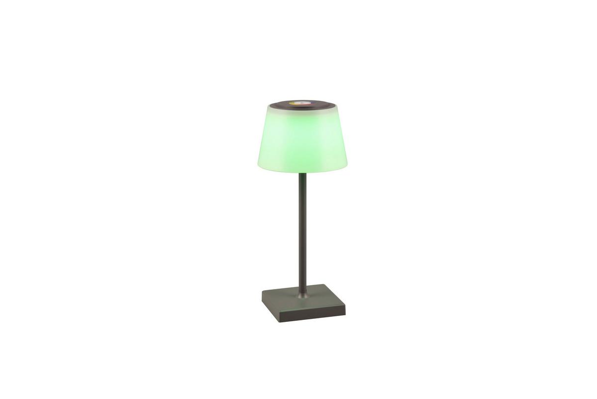 Akku-tischleuchte R54126142 Sanchez - Anthrazit/Weiß, KONVENTIONELL, Kunststoff (13/30cm)