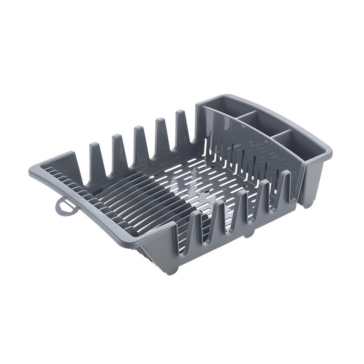 Edényszárító Állvány 325095 - szürke, Basics, műanyag (29/12/45cm) - Metaltex