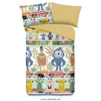 Kinderbettwäsche 140x200 Cm Monsters Animalprint - Multicolor, Basics, Textil (140/200cm)
