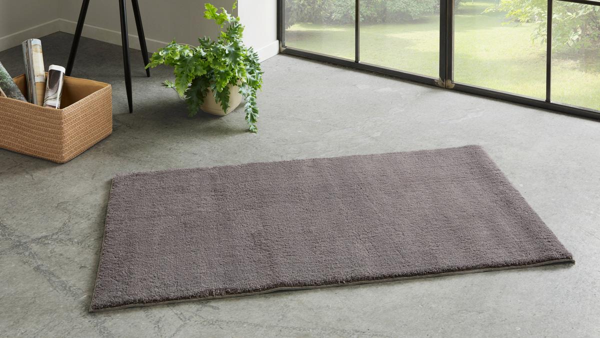 Szörme Szőnyeg Roby Kb. 60/110cm - antracit, Basics, műanyag (60/110cm) - Luca Bessoni