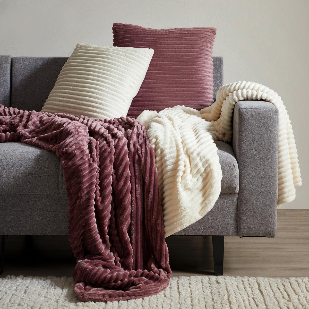 MĚKKÁ DEKA CONNI - šedavě hnědá, Moderní, textil (140/200cm) - Modern Living