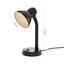 Lampa Na Písací Stôl Leona, Max. 40 Watt - čierna, kov/plast (12,5/34/18,5cm) - Based Lampa Na Písací Stôl Leona, Max. 40 Watt - čierna, kov/plast (12,5/34/18,5cm) - Based