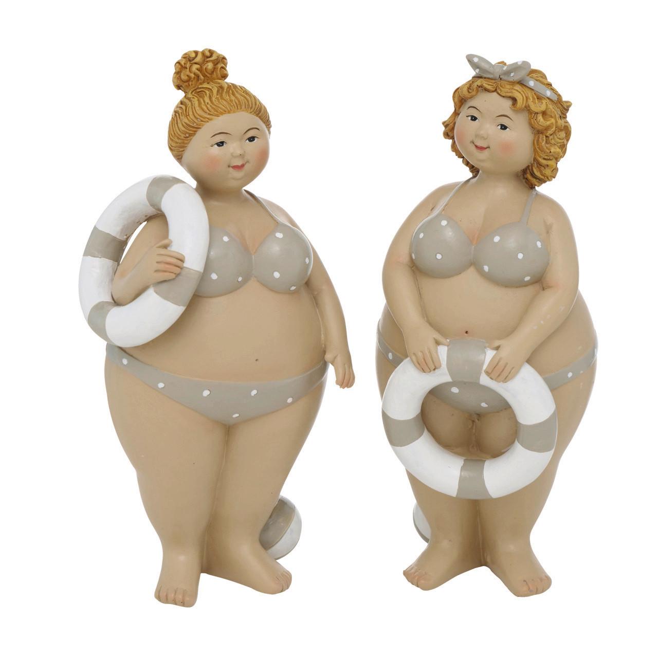 Dekofigur Dame H: 21 Cm Aus Polyresin Für Indoor
