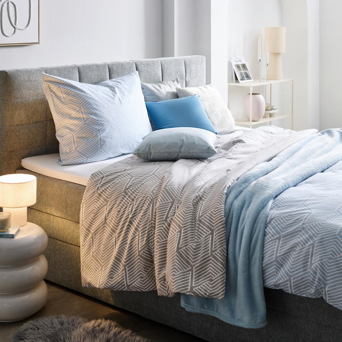 POVLEČENÍ KAI - světle modrá, Konvenční, textil (140/200cm) - Mömax