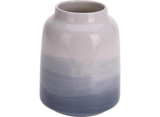 Vase Ailina Ø 12,5 cm - Blau/Weiß, Design, Keramik (12,5/15,5cm) Vase Ailina Ø 12,5 cm - Blau/Weiß, Design, Keramik (12,5/15,5cm)