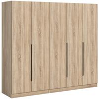 Drehtürenschrank Kopenhagen Sonoma Eiche, B: 200 Cm - Sonoma Eiche, MODERN, Holzwerkstoff (200/181/52cm) - MID.YOU
