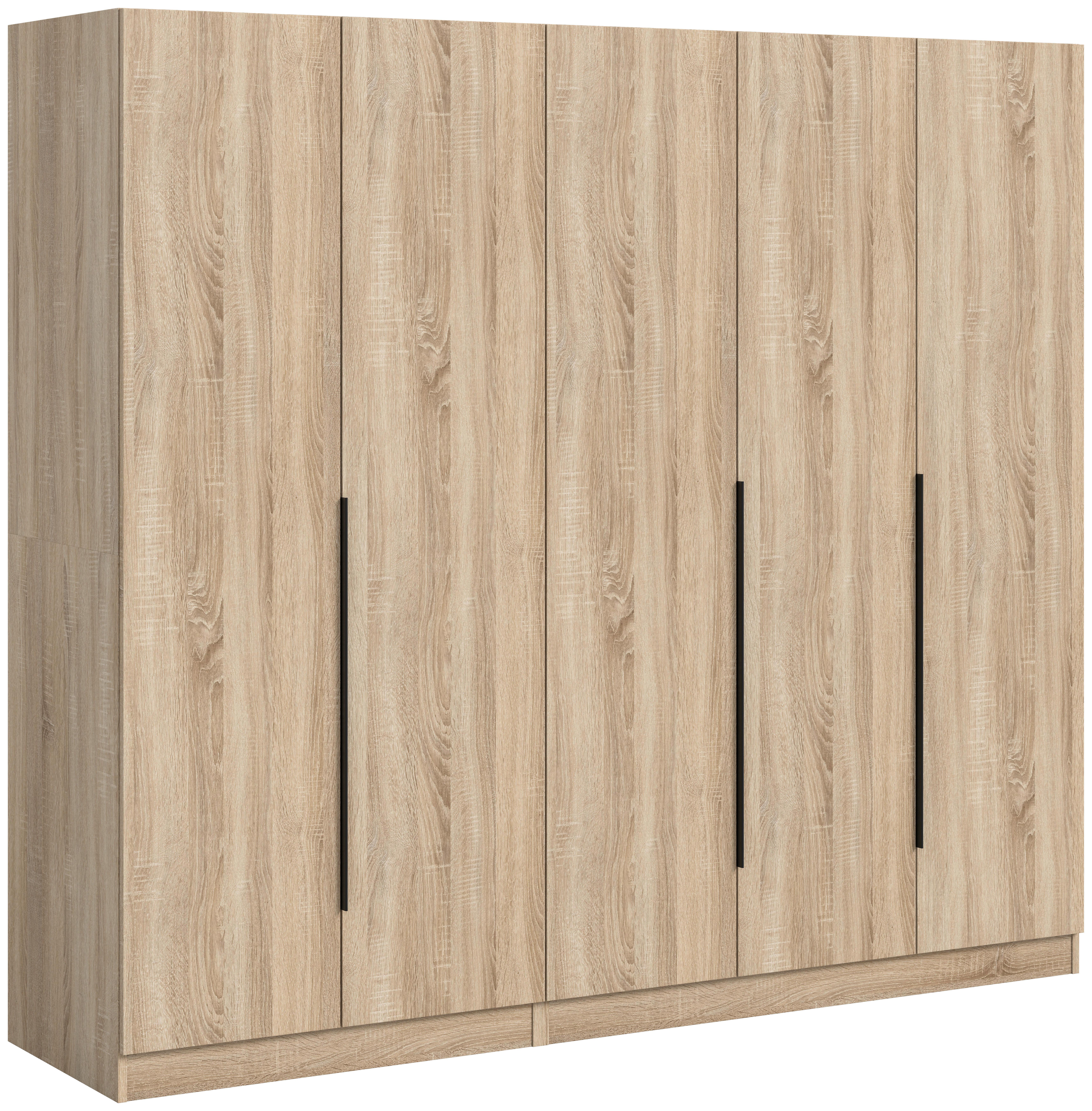 Drehtürenschrank Kopenhagen Sonoma Eiche, B: 200 Cm