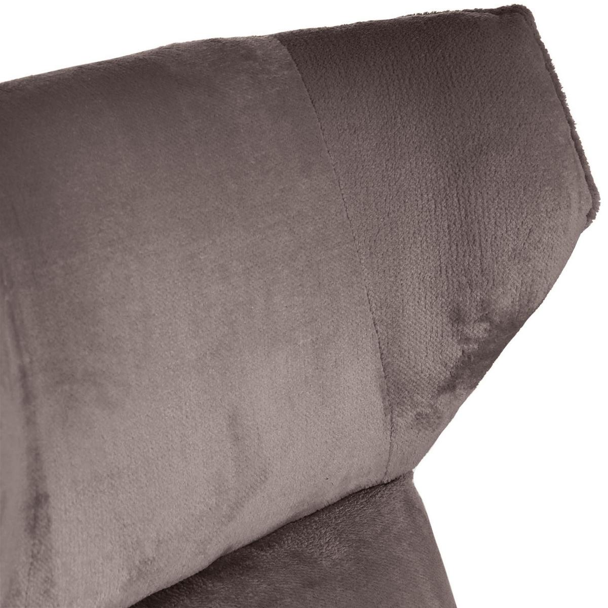 Ohrensessel Lorris - Schlammfarben/Schwarz, KONVENTIONELL, Textil (83/110/92cm) - MID.YOU