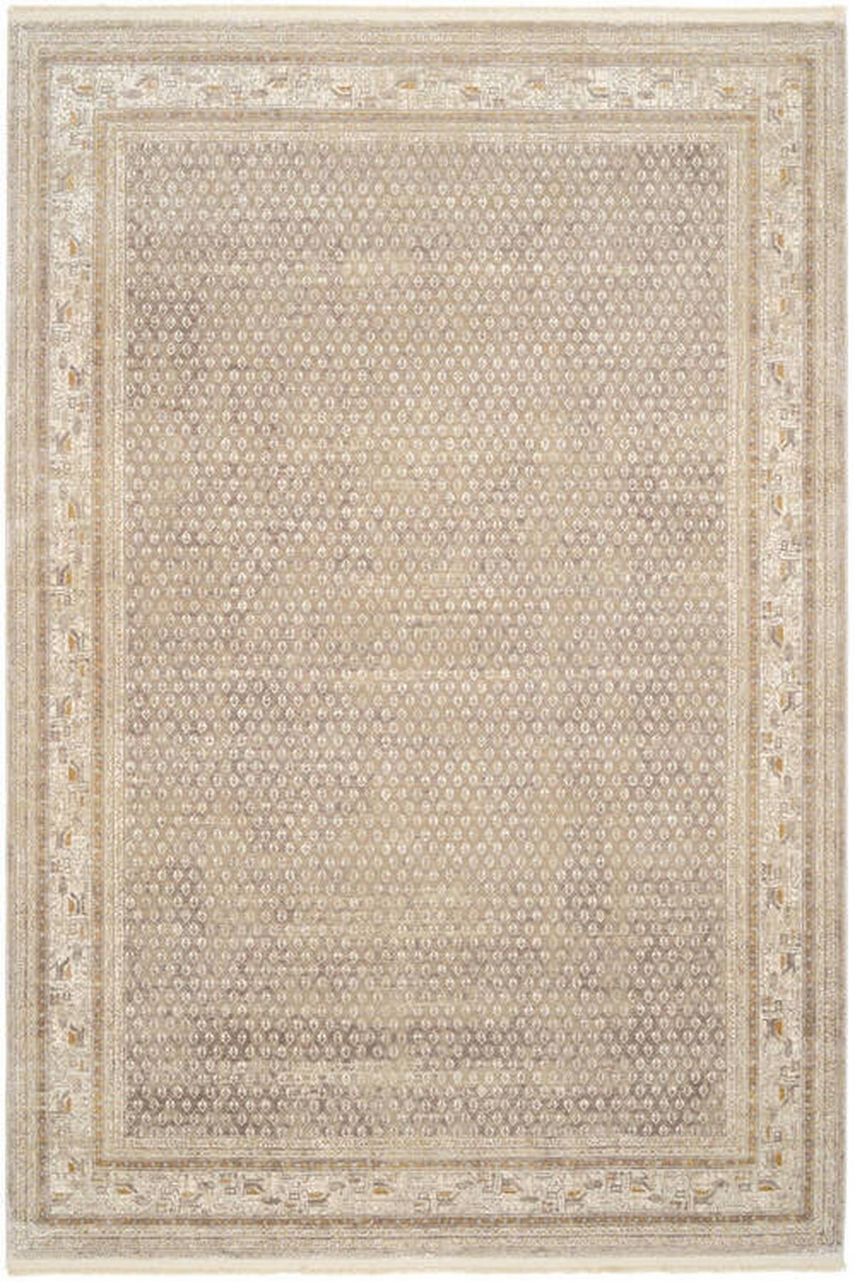 Webteppich Monza - Beige/Goldfarben, KONVENTIONELL, Textil (120/180cm) - Dieter Knoll