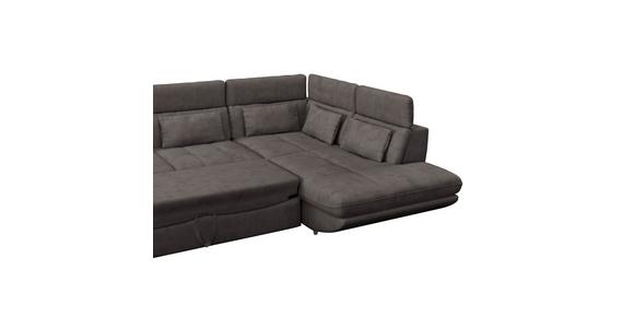 Wohnlandschaft Park - Dunkelbraun/Schwarz, MODERN, Textil (233/311cm) - Luca Bessoni