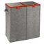 Wäschetonne Duo Filz Orange - Orange/Grau, MODERN, Textil (52/54/28cm) Wäschetonne Duo Filz Orange - Orange/Grau, MODERN, Textil (52/54/28cm)