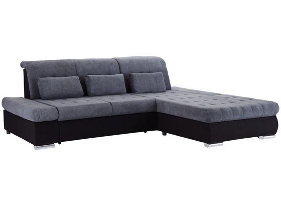 Ecksofa mit Schlaffunktion Santa Cruz Microfaser - Silberfarben/Graphitfarben, MODERN, Kunststoff (300/190cm) - Ombra Ecksofa mit Schlaffunktion Santa Cruz Microfaser - Silberfarben/Graphitfarben, MODERN, Kunststoff (300/190cm) - Ombra