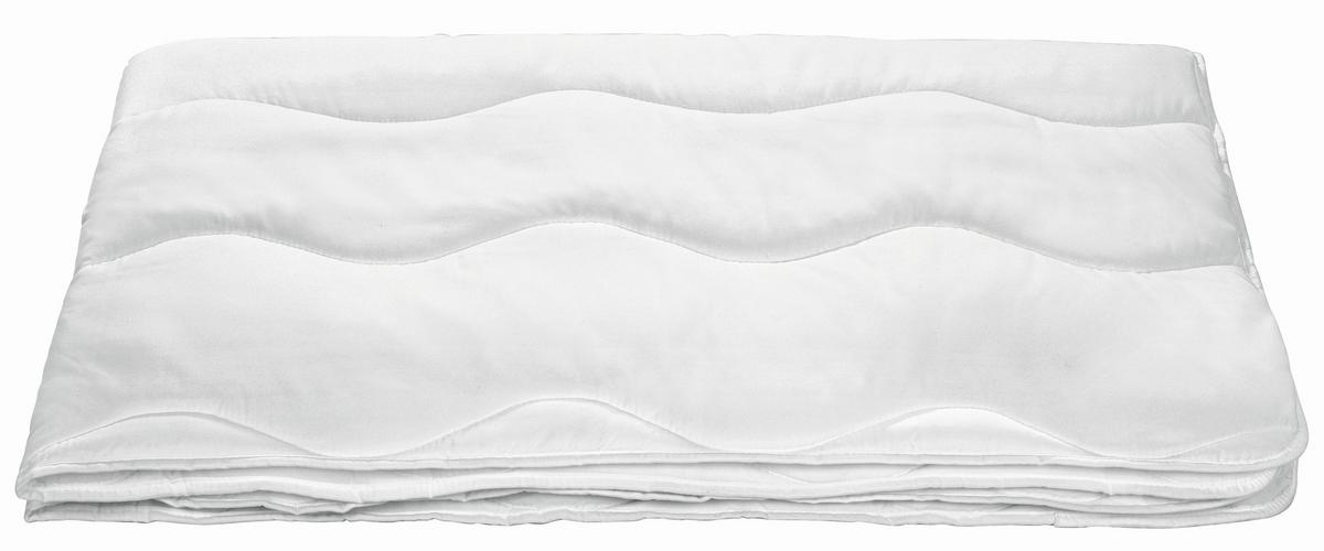Steppdecke Linda Leicht 140x200 cm Waschbar - Weiß, KONVENTIONELL, Textil (140/200cm) - Primatex