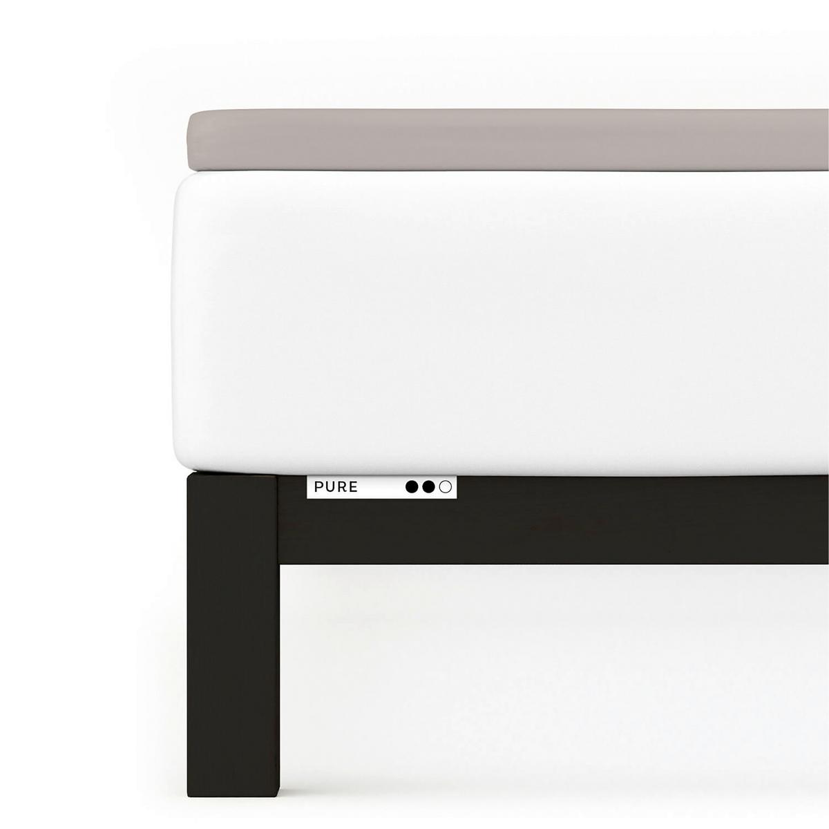 Topper-spannleintuch Pure Topper - Sandfarben, Basics, Textil (90-100/190-220cm) - Schlafgut