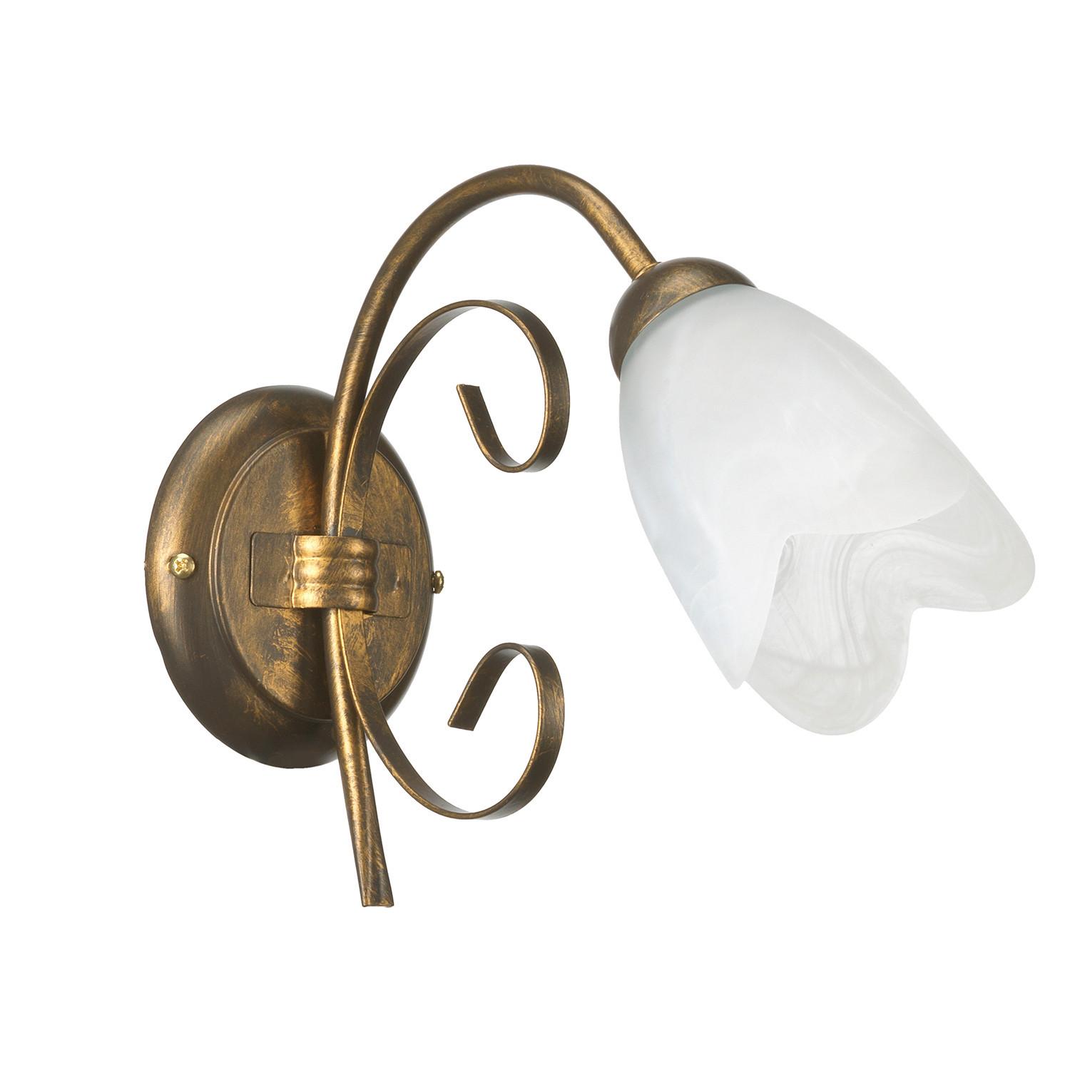 Wandleuchte Odino Cognac L: 13 cm