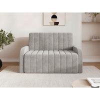 Schlafsofa Alaska Grau, B: 141 cm - Schwarz/Grau, Design, Textil (141/90/104cm) - MID.YOU