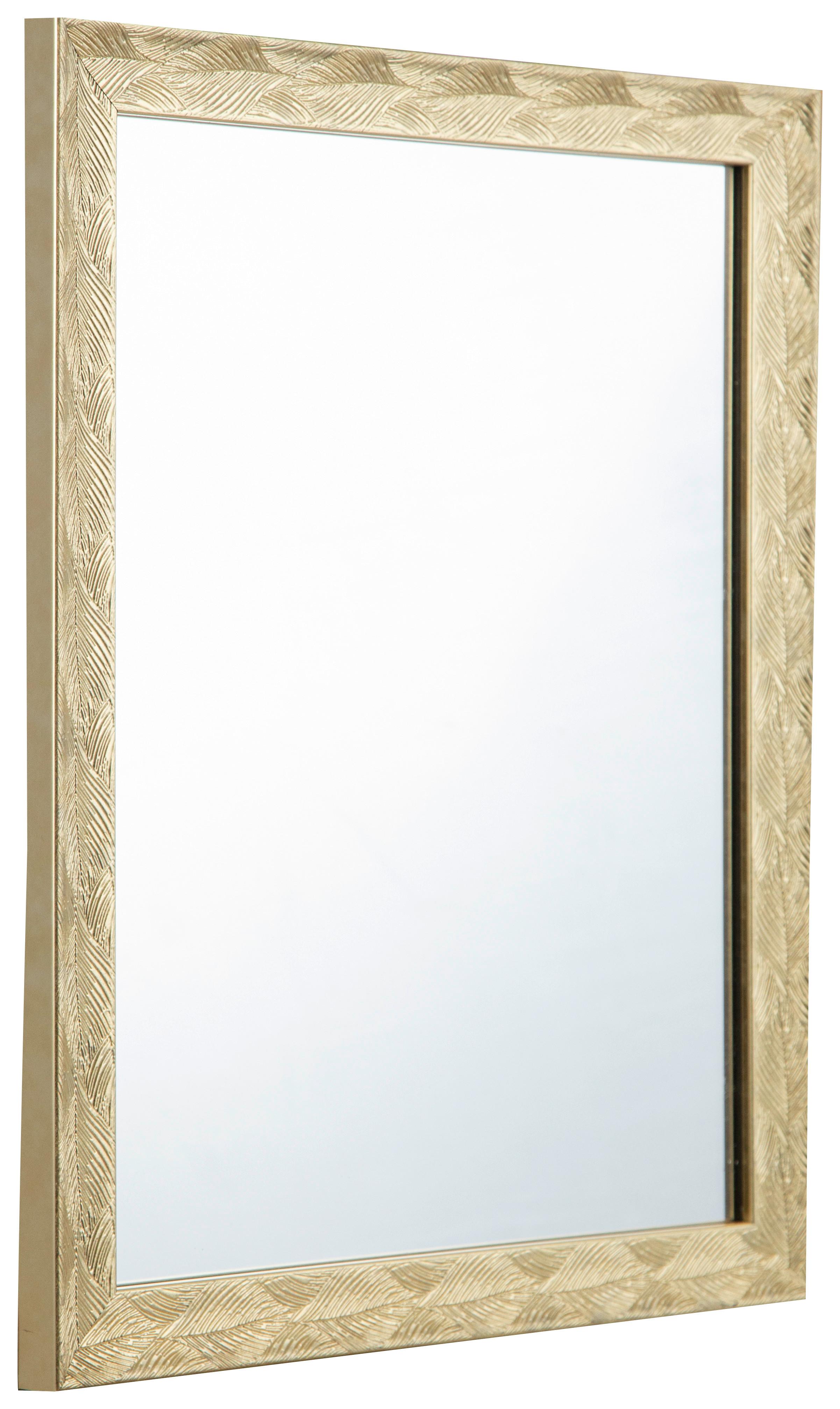 Nástěnné Zrcadlo Dakota - barvy zlata, Moderní, plast/sklo (30/45/0cm)
