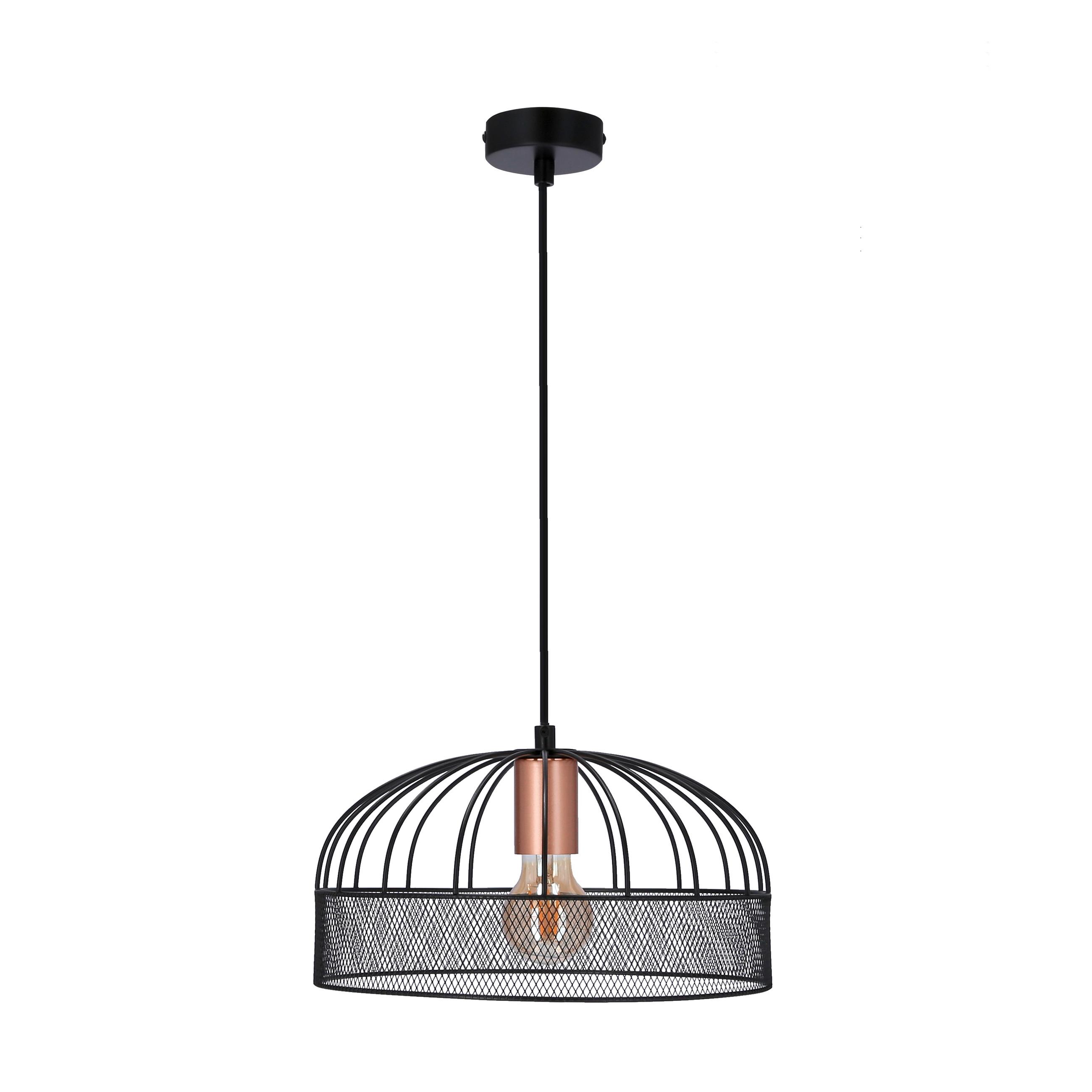 Hängeleuchte 31-78469 - Schwarz, Basics, Metall (30/30/100cm)